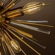 preview thumbnail 4 of 7, 6-Light Modern Gold Sputnik Sphere Chandelier Starburst Satellite Pendant Ceiling Lighting