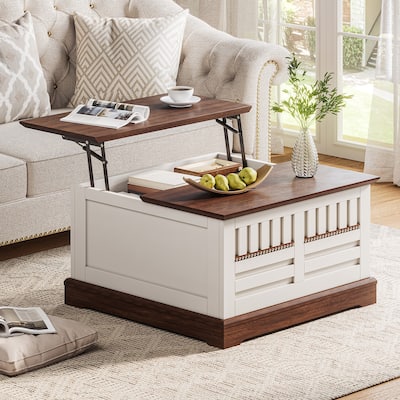 31.5" Farmhouse Lift-Top Coffee Table