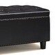 preview thumbnail 14 of 14, WYNDENHALL Bowes 48 inch Wide Traditional Rectangle Table Ottoman