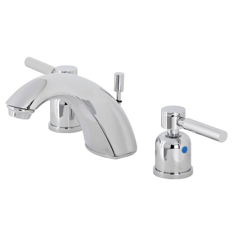 Kingston Brass Concord 1.2 GPM Widespread Bathroom Faucet with Metal - Polished Chrome