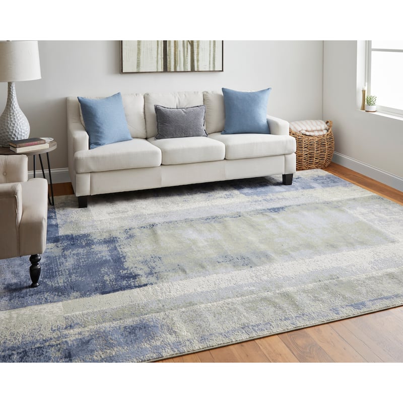 Grand Bazaar Takara Machine Made Abstract Modern Area Rug