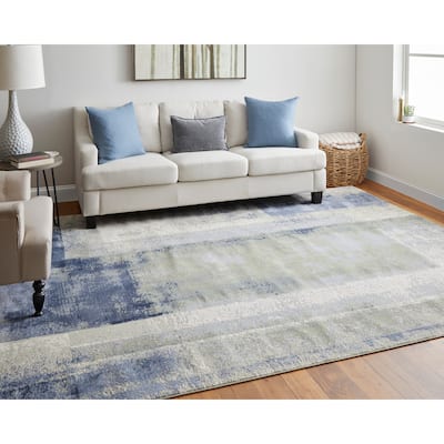 Grand Bazaar Takara Machine Made Abstract Modern Area Rug