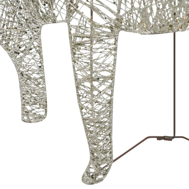 Edy Outdoor Christmas Decoration Set of 2, 40 Gold LEDs White - Gold, White