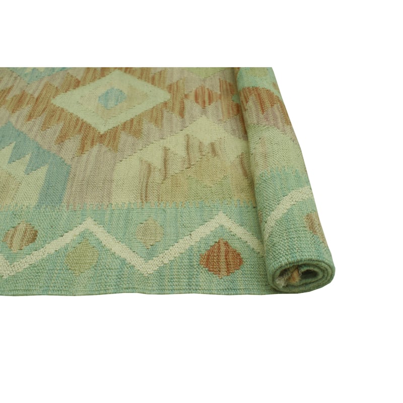 Sun Faded Flatweave Knight Red/Rust Rug - 3'10" x 5'8"