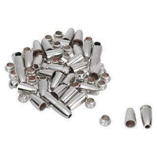 Bell Rope End 50pcs Bell End Stopper w Lid Cord Rope Lace Lock Lanyard Rope Fastener ...
