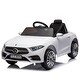 preview thumbnail 41 of 58, 12V Kids Ride On Car w/ Parents Remote Control,Licensed Mercedes-Benz CLS 350 for Kids Black White