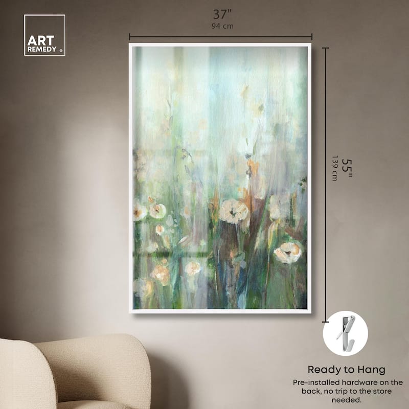 Harmony Green II Shadowbox by Art Remedy