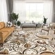 preview thumbnail 11 of 51, Caprice Mid-Century Modern Floral Indoor Area Rug 3'11'' x 5'3'' - Ivory