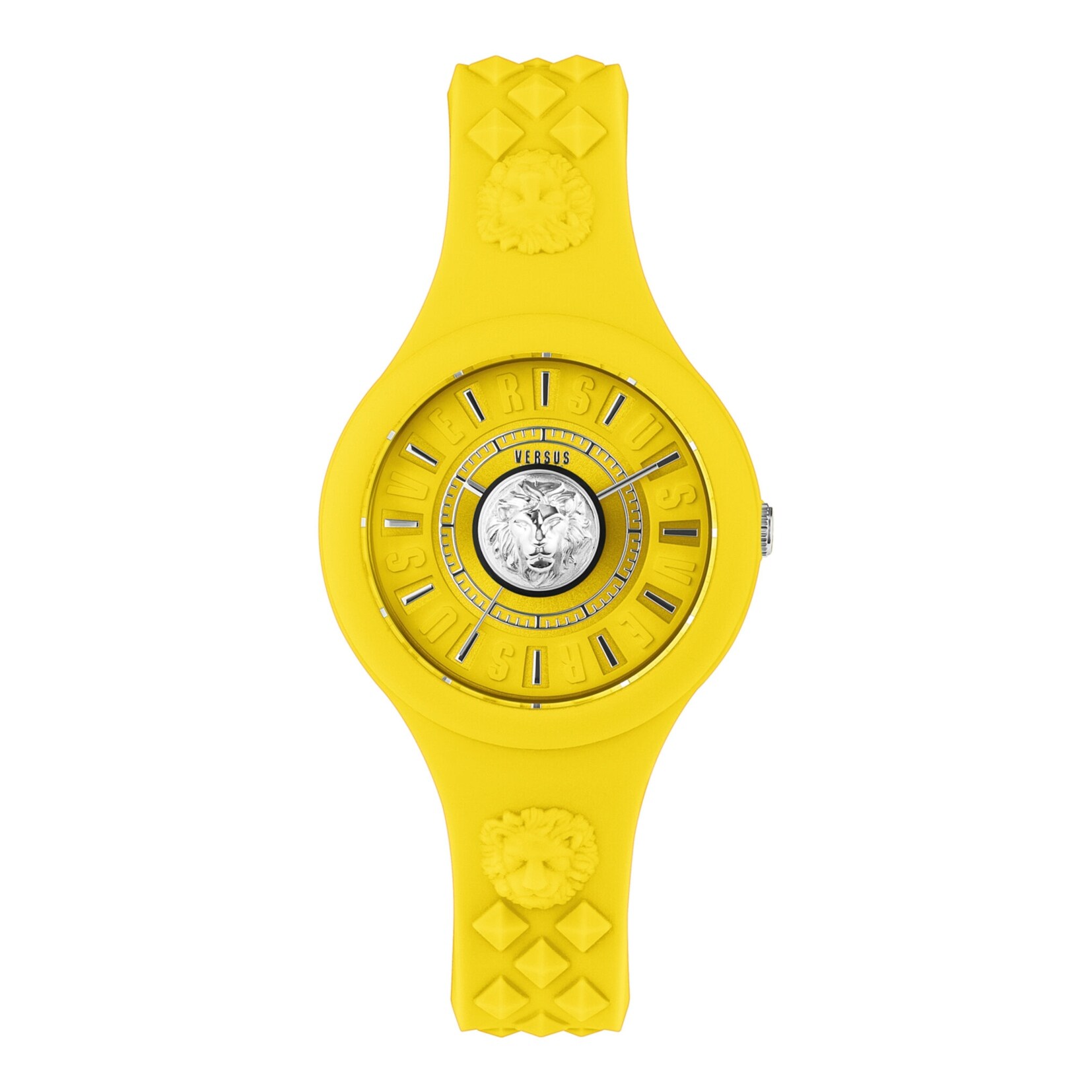 NEW VERSUS VERSACE fire island lion strap watch in orange Versus Versace Womens Watches | Direct Luxury main image 2