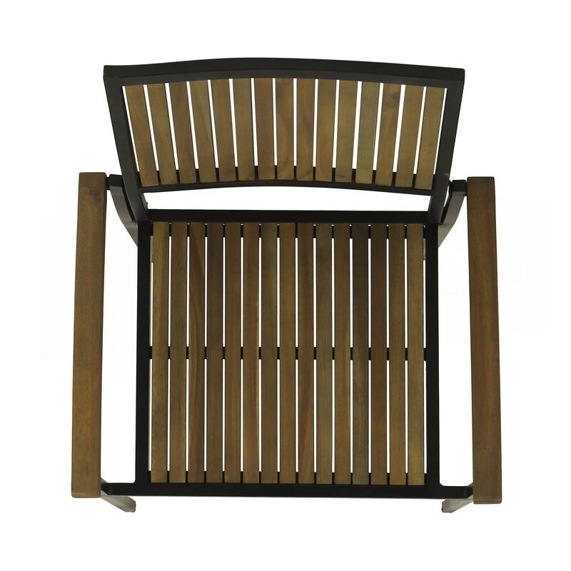 Industrial Chic Dining Chairs Set of 2