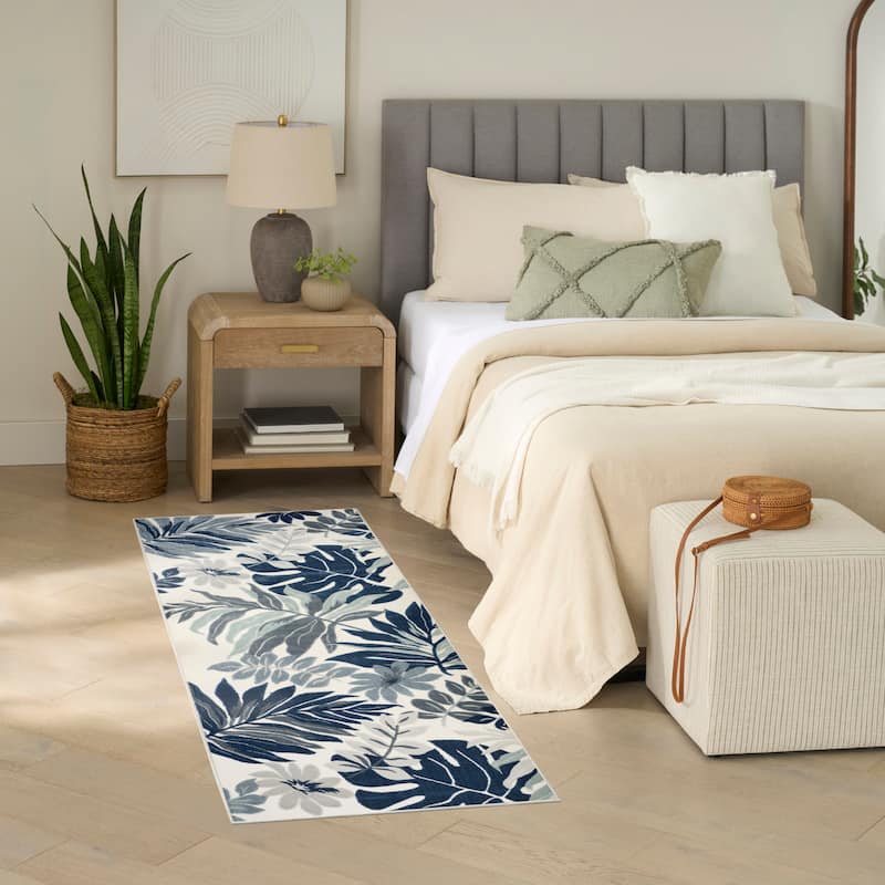 Nourison Suncoast Indoor/Outdoor Tropical Floral Area Rug