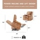 preview thumbnail 31 of 37, Leather Power Lift Recliner with Heat & Massage