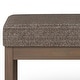preview thumbnail 3 of 46, WYNDENHALL Madison 44 inch Wide Contemporary Rectangle Ottoman Bench