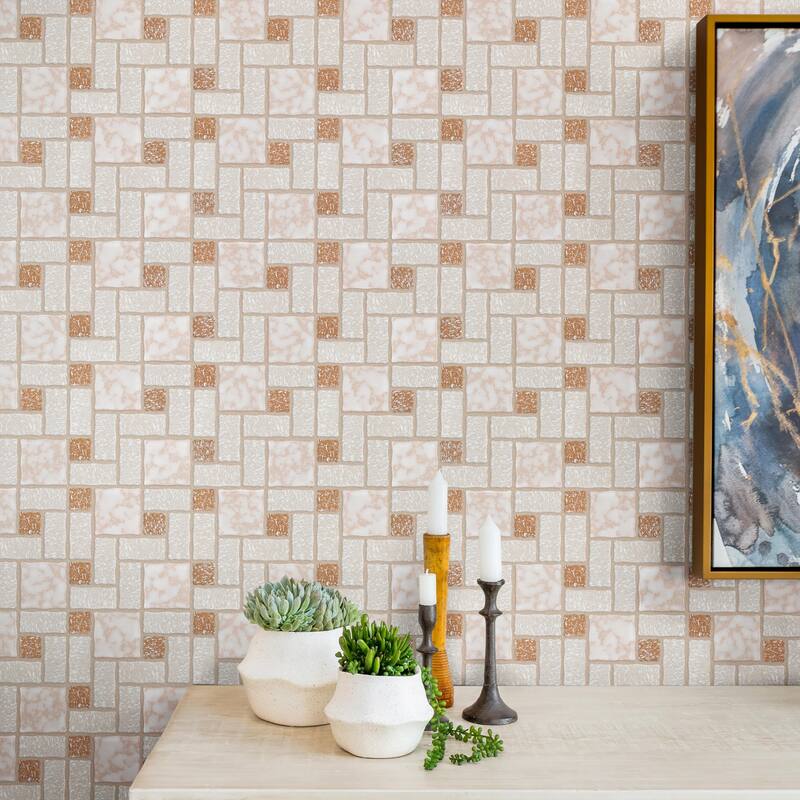 Merola Tile Academy Beige 11-7/8" x 11-7/8" Porcelain Floor and Wall Tile