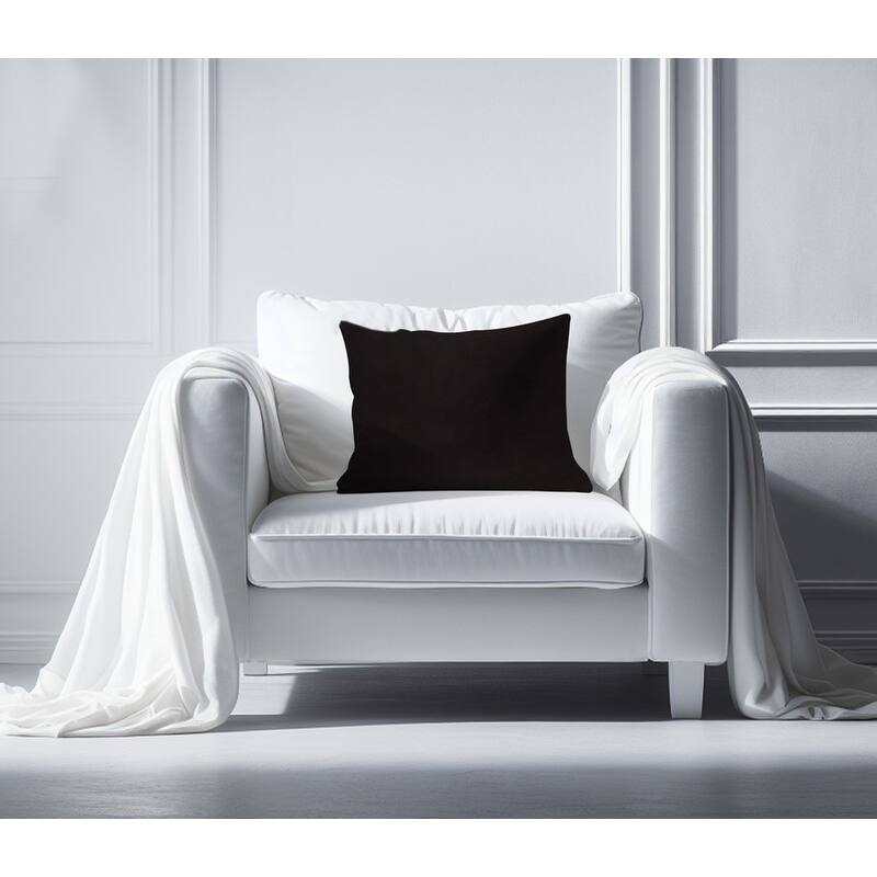 A1HC Velvet Throw Pillow Insert, Hypoallergenic Down Alternative Fill, Pack of 1