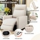 preview thumbnail 11 of 22, Recliner Chair, Swivel Rocking, Glider Rocker Recliner, Nursery Chair With Footrest For Living Room
