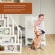 preview thumbnail 3 of 5, Toddler Standing Tower for Kitchen, Step Stool for Kid's Adjustable Height Learning Stool, Removable Anti-Drop Safety Rail Stool