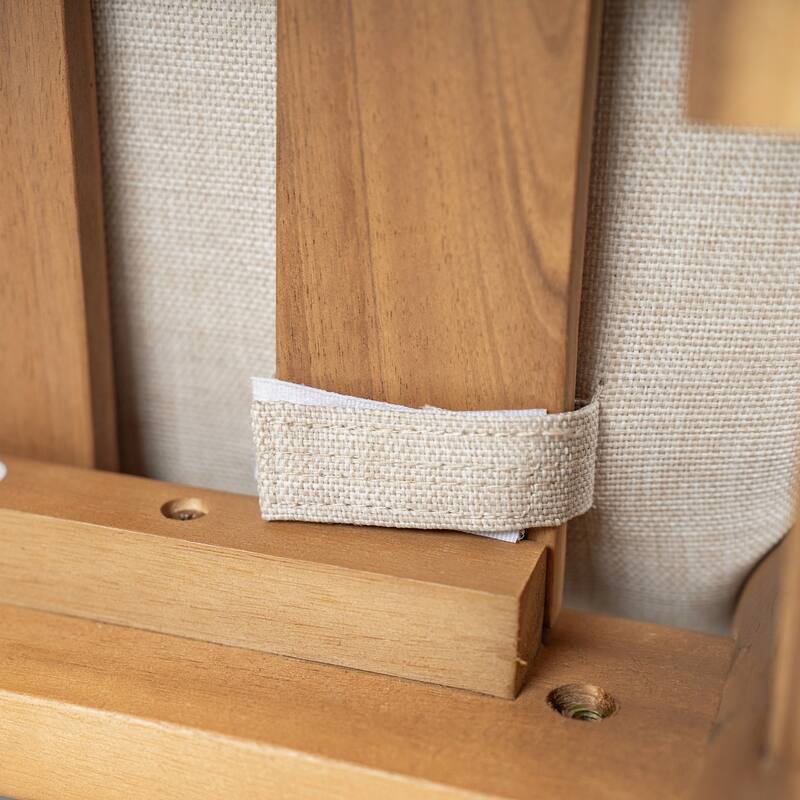 Outdoor Acacia Wood Lounge Chair
