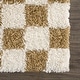preview thumbnail 5 of 12, Hauteloom Atira Living Room, Bedroom Area Rug - Contemporary - Plush Pile - Light Gray,Cream - 7'10" x 10'3"
