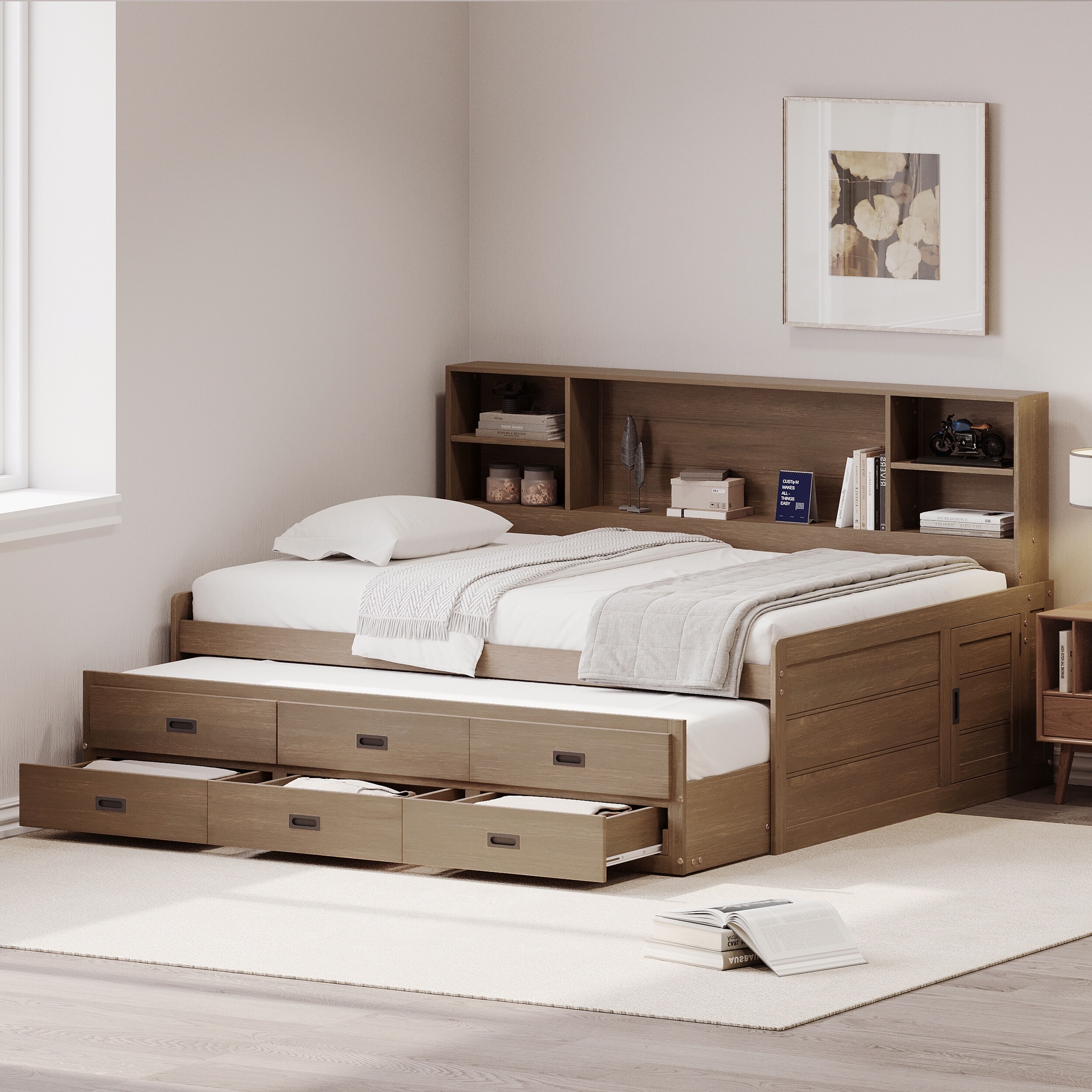 Gilbertson daybed with 3 drawers and trundle discount