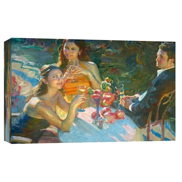 Ptm Images 9 101726 Ptm Canvas Collection 8 X 10 The Reception Giclee Men And Women Art Print On Canvas N A