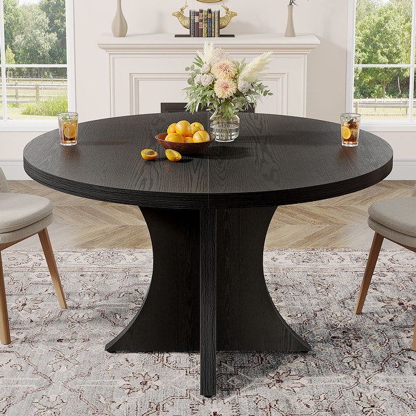 Round Dining Table for 4 6 47.2 Black Kitchen Table On Sale Bed Bath Beyond 41065050