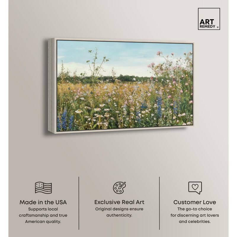 Glimmering Glade Garden II Canvas by Art Remedy