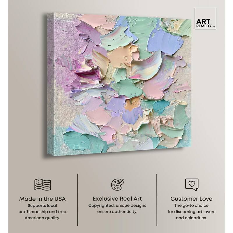 Flowing Mousse II Canvas by Art Remedy, Gallery Wrapped