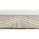 preview thumbnail 1 of 0, Boho Bohemian Boy Girl Crib Bed Skirt - Solid Color Taupe Beige Ivory Cream Linen Farmhouse Shabby Chic Tufted Neutral Unisex