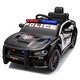 preview thumbnail 1 of 57, Dodge Charger 12V Kids Police Car Ride On with Remote Control, Three Speed Adjustable, LED Lights for Children Aged 37-96 Months Black