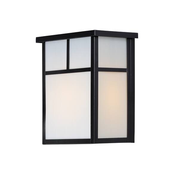 slide 2 of 4, Coldwater 9" Wide Aluminum Outdoor Wall Light Black