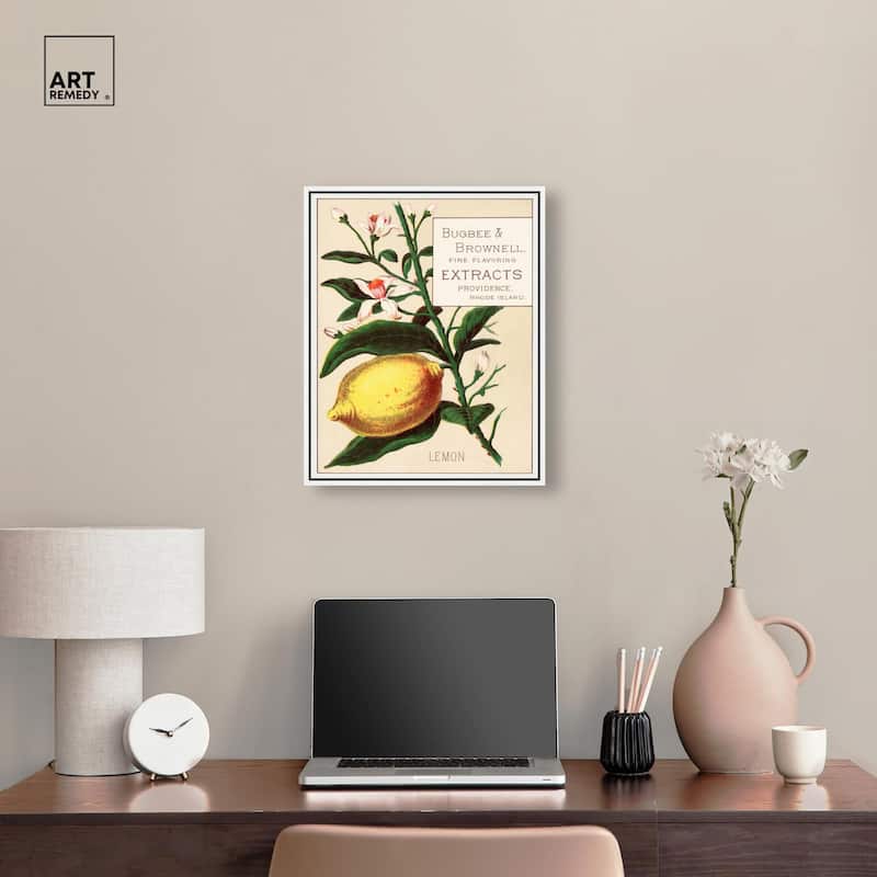 Lemon Canvas by Art Remedy