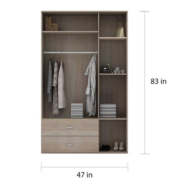 Shop Copper Grove Oldroad 47 Inch Black Wood And Glass Armoire