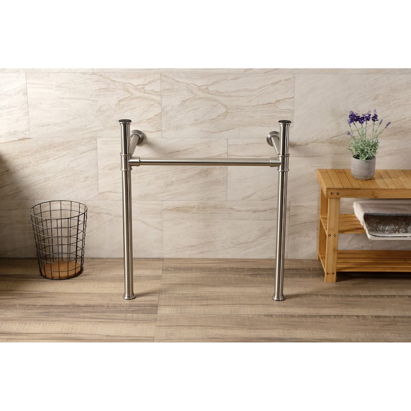 Kingston Brass Fauceture Stainless Steel Console Sink Legs