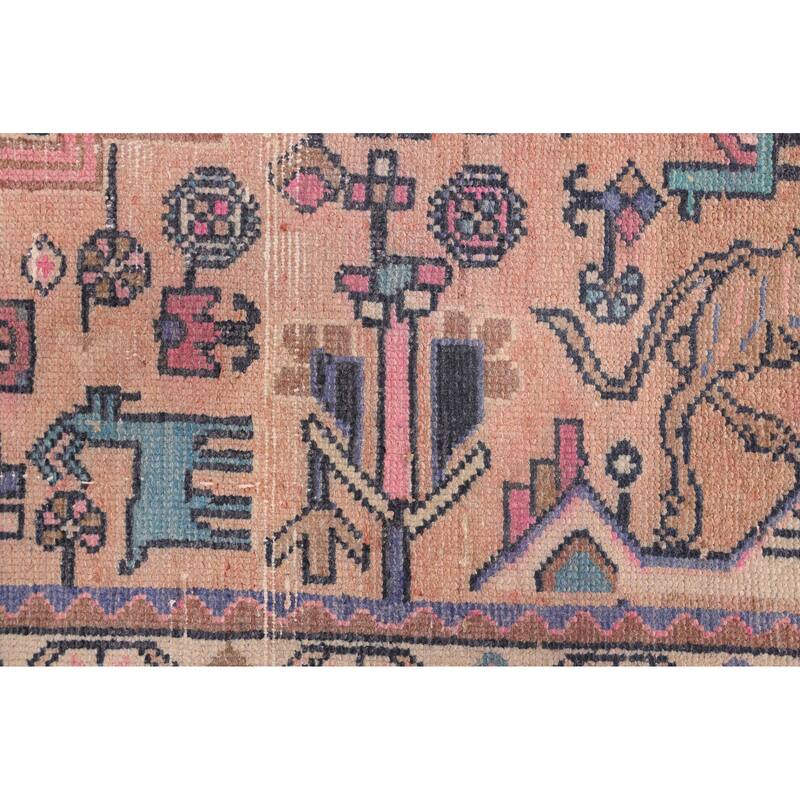 ECARPETGALLERY Hand-knotted Antalya Vintage Copper Wool Rug - 4'9 x 8'5