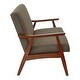 preview thumbnail 13 of 22, Carson Carrington Karkkila Mid-Century Settee Loveseat