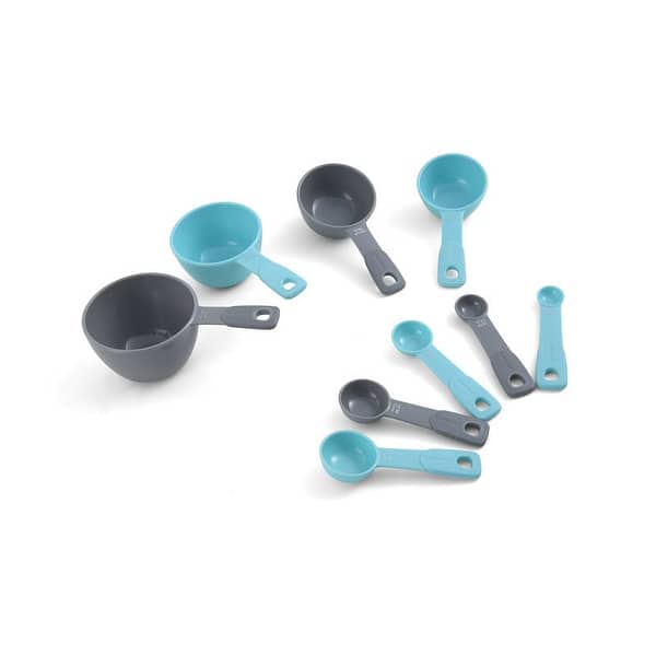 Farberware Teal Measuring Cups, Nesting 4 Set, 1 Cup, 1/2 Cup, 1/3 Cup, 1/4  Cup