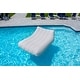 preview thumbnail 6 of 4, Cloud Oxford Fabric Inflatable Swimming Pool XL Chaise Lounger - 73" - Beige