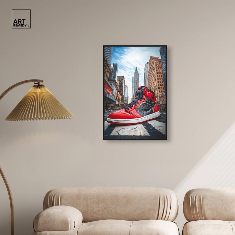 Sneaker of New York Canvas by Art Remedy
