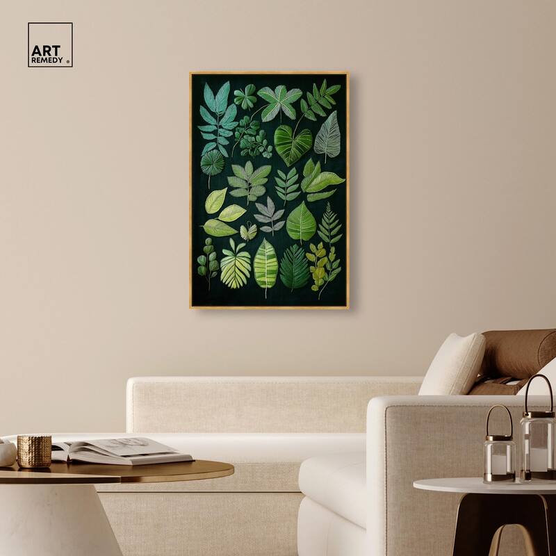 Leaf Library II Canvas by Art Remedy