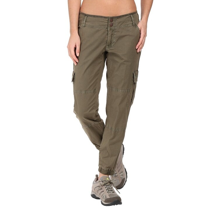 womens cargo pants olive green