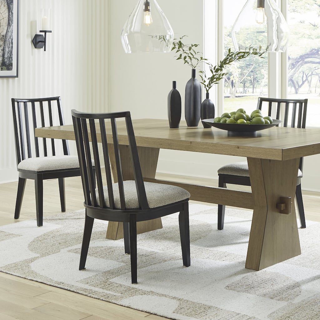 Signature Design by Ashley Galliden Black Dining Chair - 20.5"W x 23.25"D x 37"H