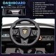 preview thumbnail 4 of 8, Kids Lamborghini Ride-On Car with Parental Remote, Music & Adjustable Speeds - Black