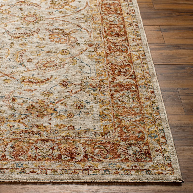 Livabliss Transitional Mona Lisa Medallion Area Rug