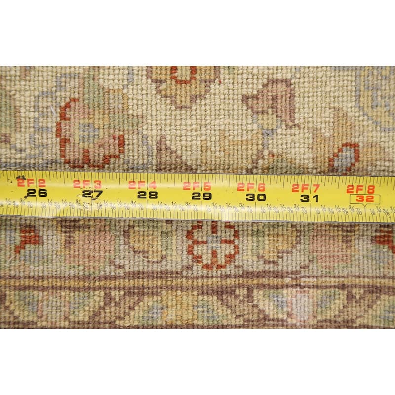 Wool/ Silk Vegetable Dye Geometric Nain Oriental Area Rug Hand-knotted - 6'0" x 9'7"