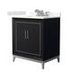 Option Black / Giotto Quartz Top / Brushed Nickel