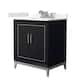 Option Black / Giotto Quartz Top / Brushed Nickel