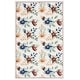 preview thumbnail 23 of 54, SAFAVIEH Hand-Tufted Blossom Kierston Modern & Contemporary Wool Rug 4' x 6' - Ivory/Blue - Rectangle