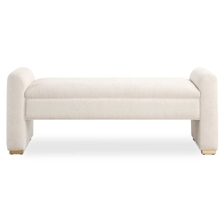 Uttermost Caliste Ivory Bench