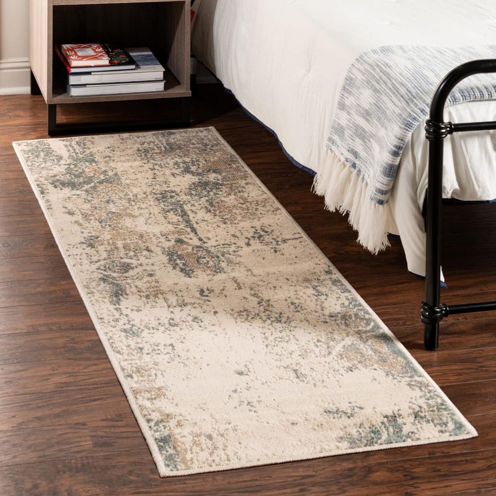 Contemporary Daisy Collection Area Rug